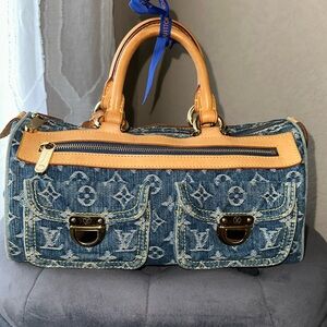 LOUIS VUITTON denim neo speedy
